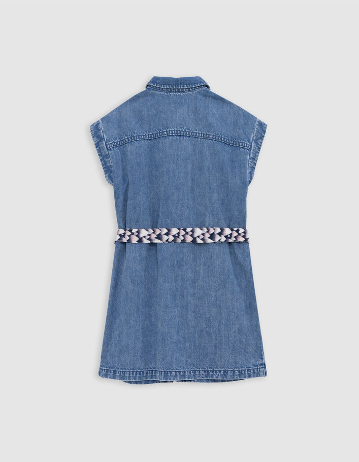ikks denim dress Blue denim dress for girl IKKS