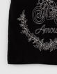 M&auml;dchen-T-Shirt mit Motorrad- und Blumenstickerei-4