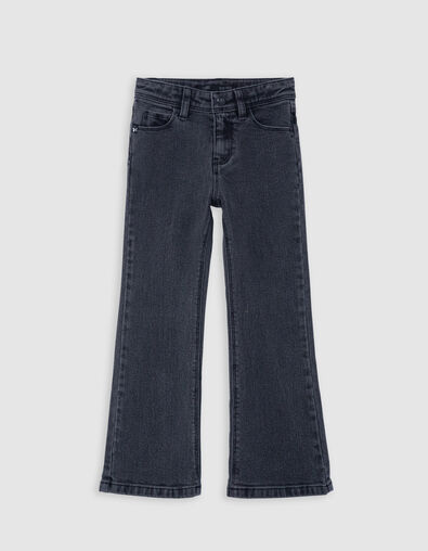 Vaqueros FLARE gris oscuro para niña - IKKS