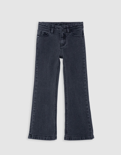 Vaqueros FLARE gris oscuro para niña - IKKS