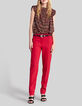 Top negro estampado ikat Mujer-4