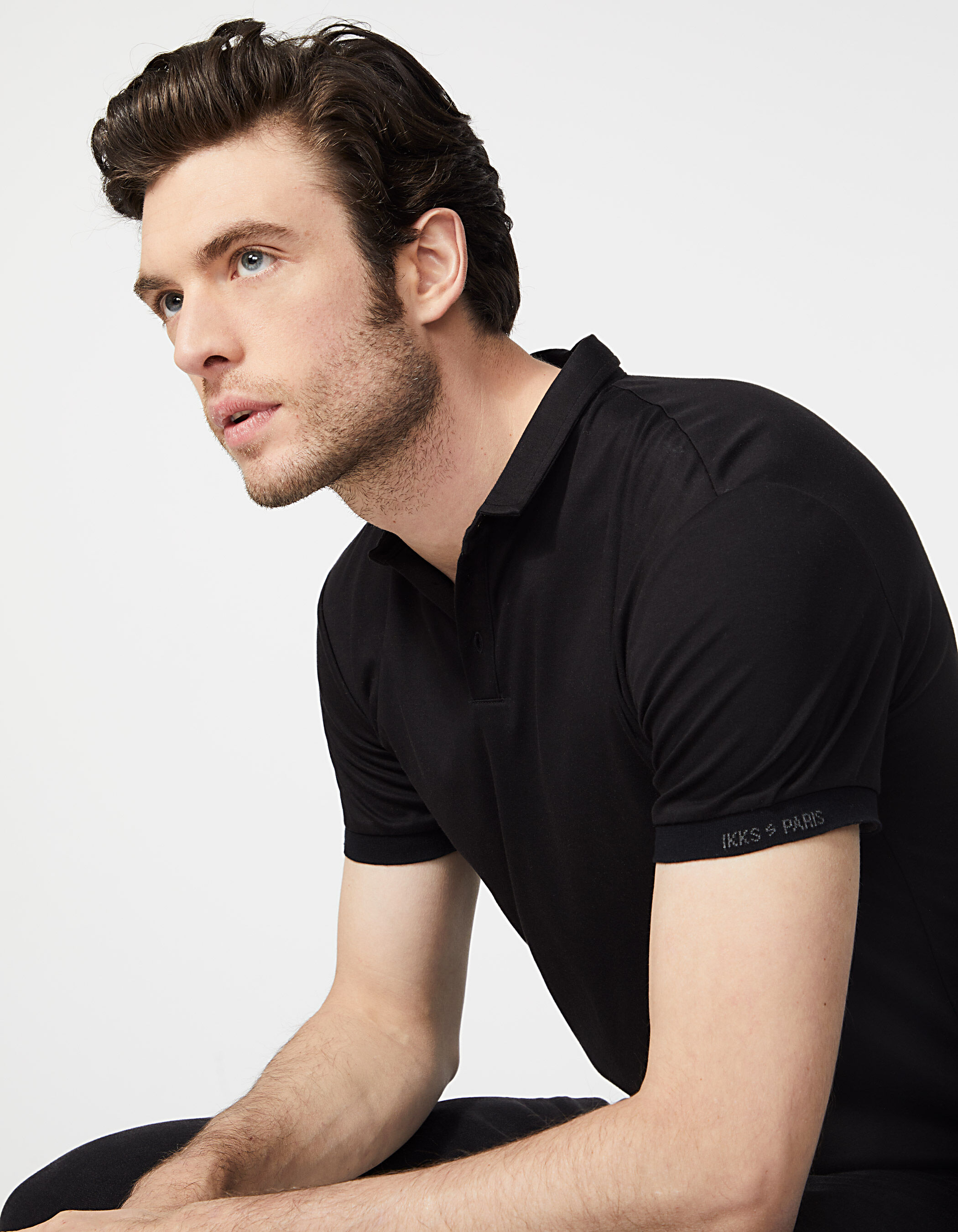 T shirt on sale polo noir