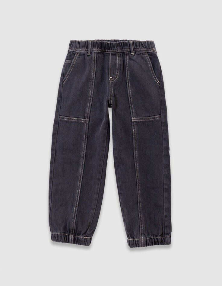 Vaqueros jogger loose negros niño-3 Vaqueros jogger loose negros niño-3