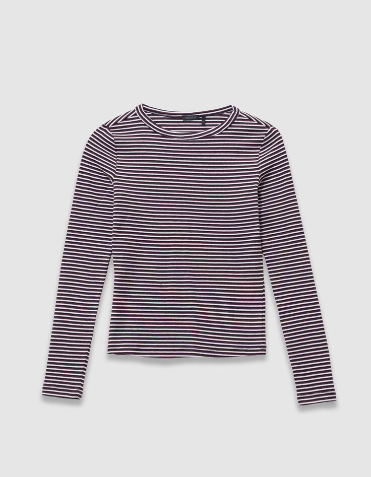 T-shirt 2-en-1 rayé et t-shirt noir manches courtes fille-5 T-shirt 2-en-1 rayé et t-shirt noir manches courtes fille-5