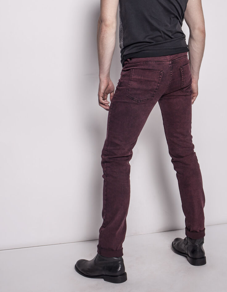 Vaquero slim rojo hombre-3