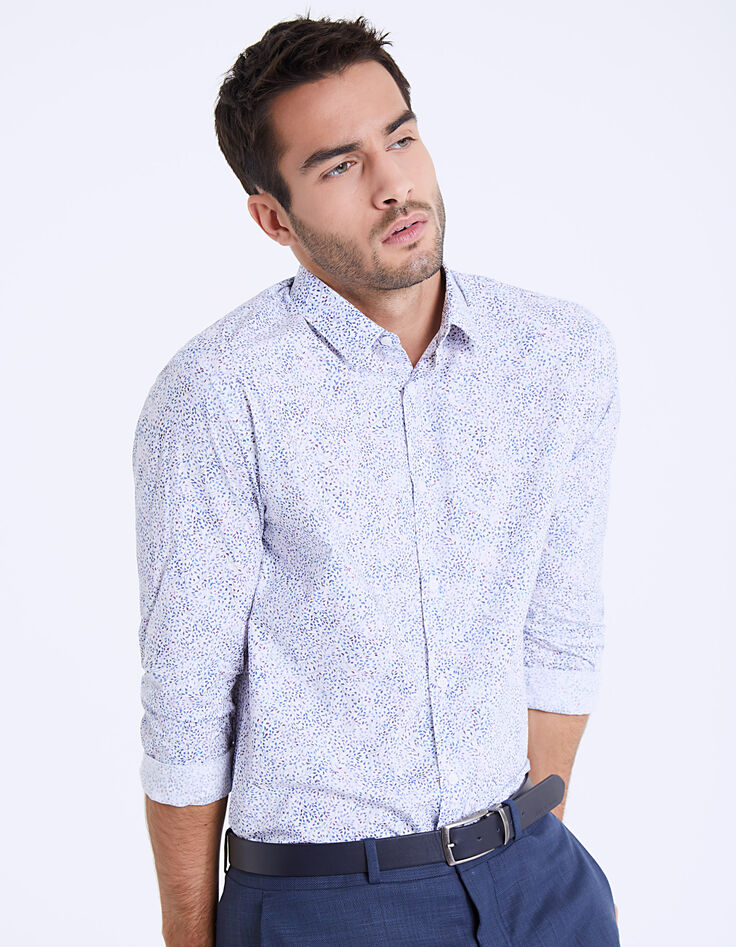 Camisa slim Liberty de hojas shadow Hombre-1