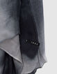 Foulard bleu gris effet deep dye Homme-4