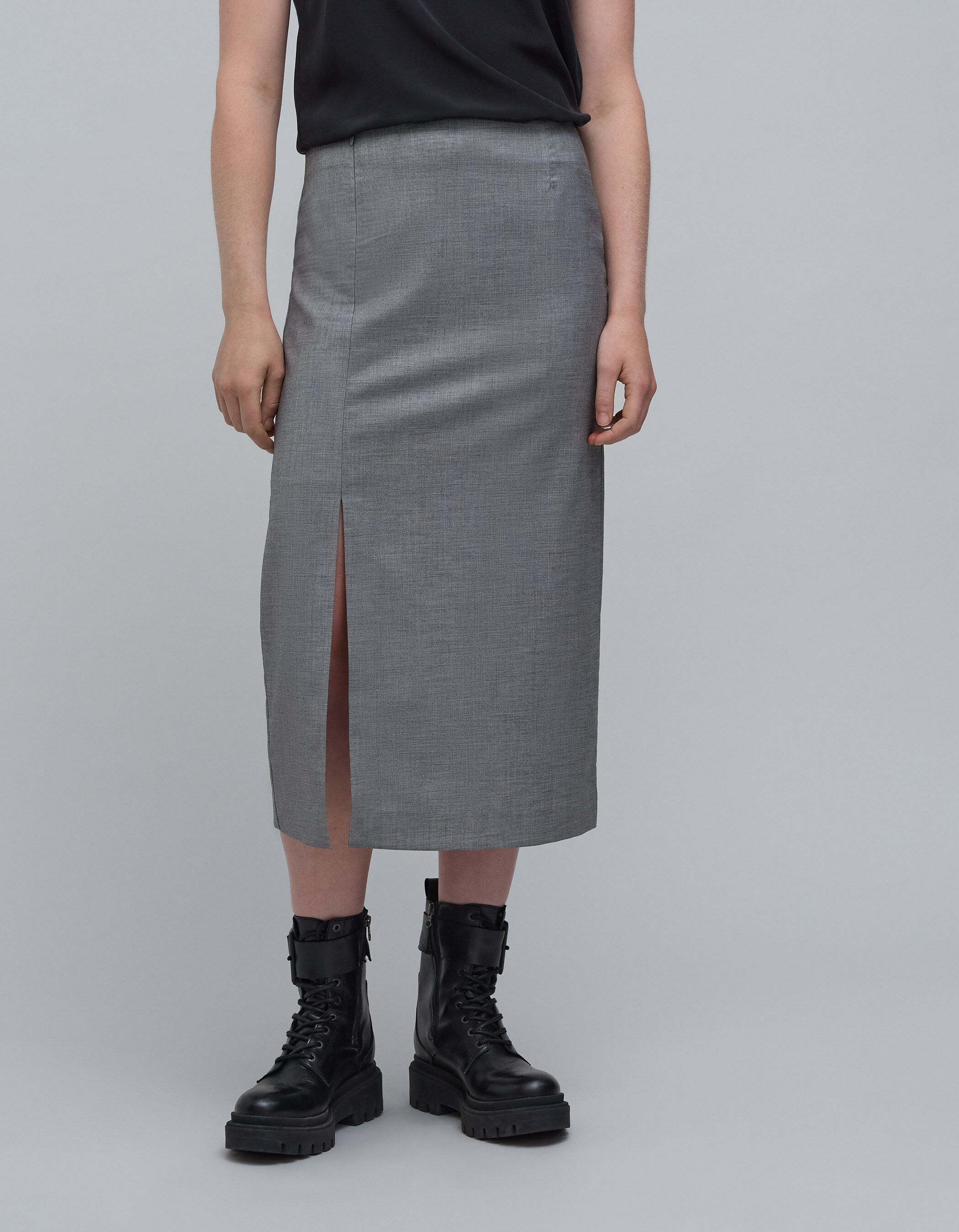 Grey pencil skirt 4s shop
