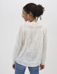 Cremeweiße Bluse mit Stickerei I.Code-4