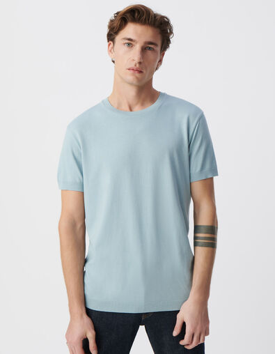 Men’s horizon cotton modal crew neck T-shirt - IKKS