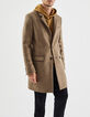 Men’s light brown straight coat-2