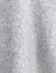 Graues Strickpulloverkleid für Mädchen-8