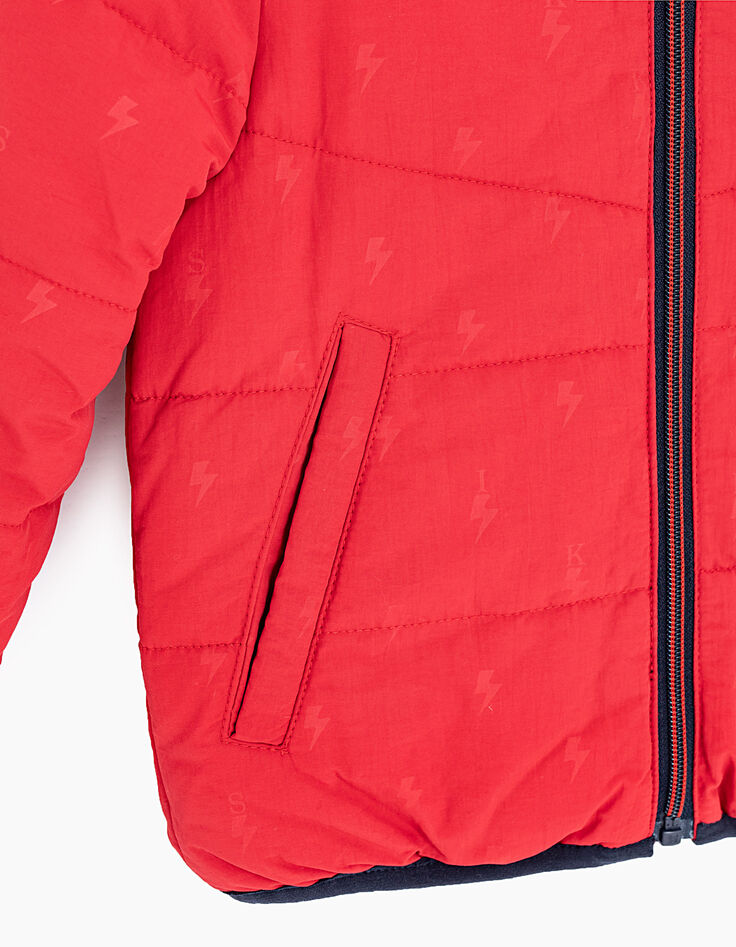 Anorak rojo y navy #IKKSplay# reversible niño -8