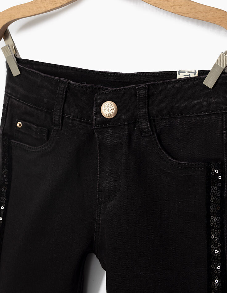 Girls’ sequin slim jeans-4