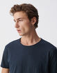 Men’s ink organic cotton Essential crew neck T-shirt-4