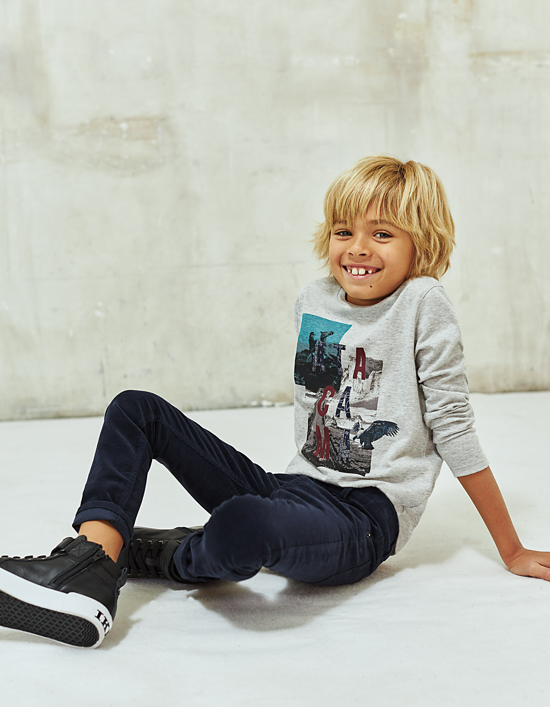 Pantalon skinny marine en velours gar on