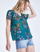 Top floral viscose femme-2
