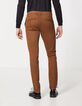 Pantalón chino SLIM coñac Hombre-3