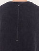 Men’s black faded sweatshirt fabric sweatshirt-5