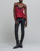 Dames-Hemd met bloemenprint en dunne bandjes-2