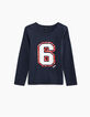 Tee-shirt navy 6 en sequins réversibles fille-1