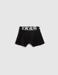 Boxers grijs rockprint en zwart jongens -2