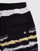 Short de bain noir imprim&eacute; gar&ccedil;on-6
