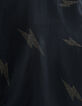 Pure Edition - Schwarzes SLIM-Herrenhemd mit Blitzprint-8