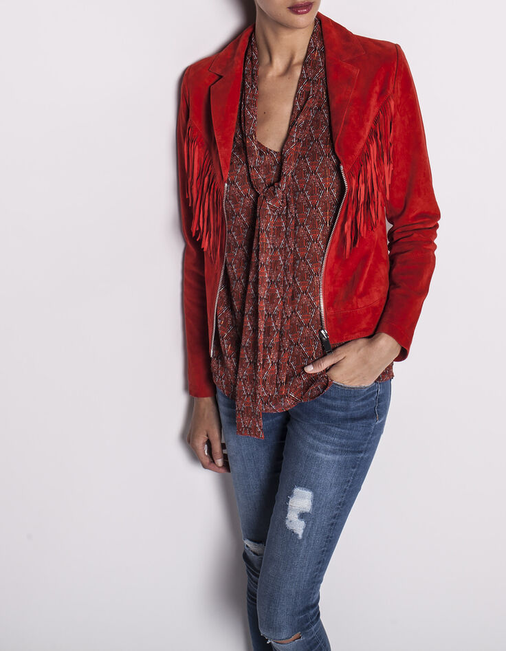 Veste en cuir femme-1