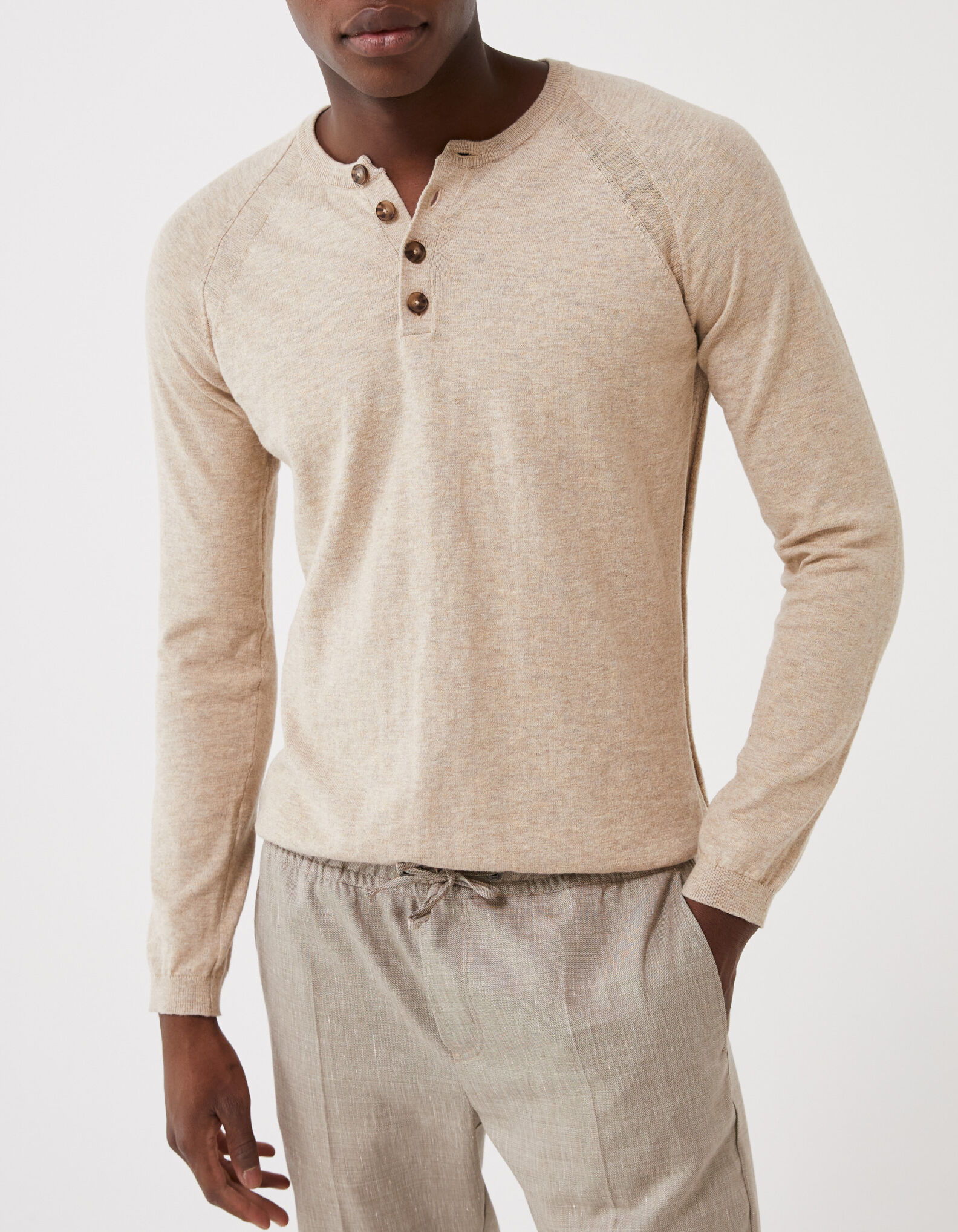 T shirt online col tunisien homme