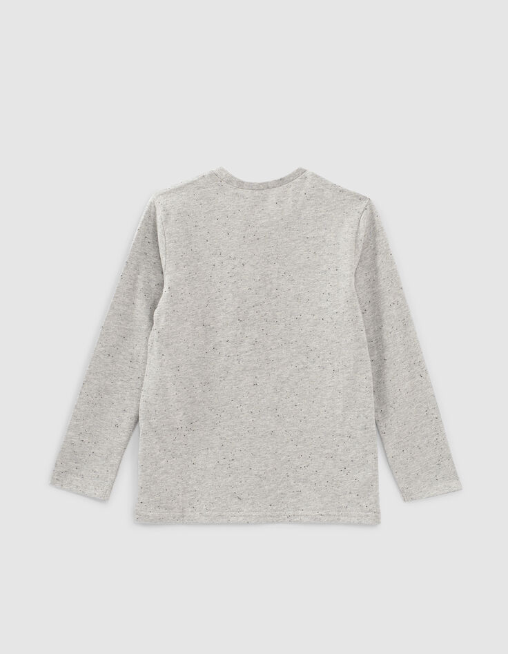 Camiseta gris calavera-guitarra niño-3