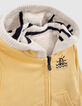 Cardigan réversible rayé et jaune bébé garçon-7
