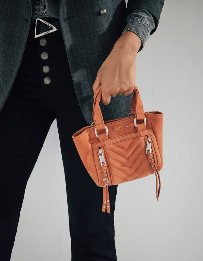 Women’s terracotta PASTEL NANO 1440 bag-6