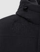 Zwarte pufferjas graniet nylon WATERPROOF BREATHABLE Heren-9
