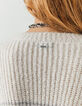 Women’s grey tie-dye knit sweater-4