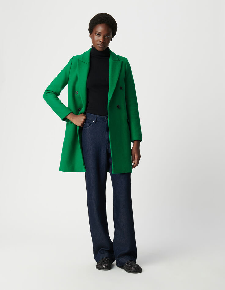 Preabrigo verde de mujer con esp&iacute;ritu caban-6