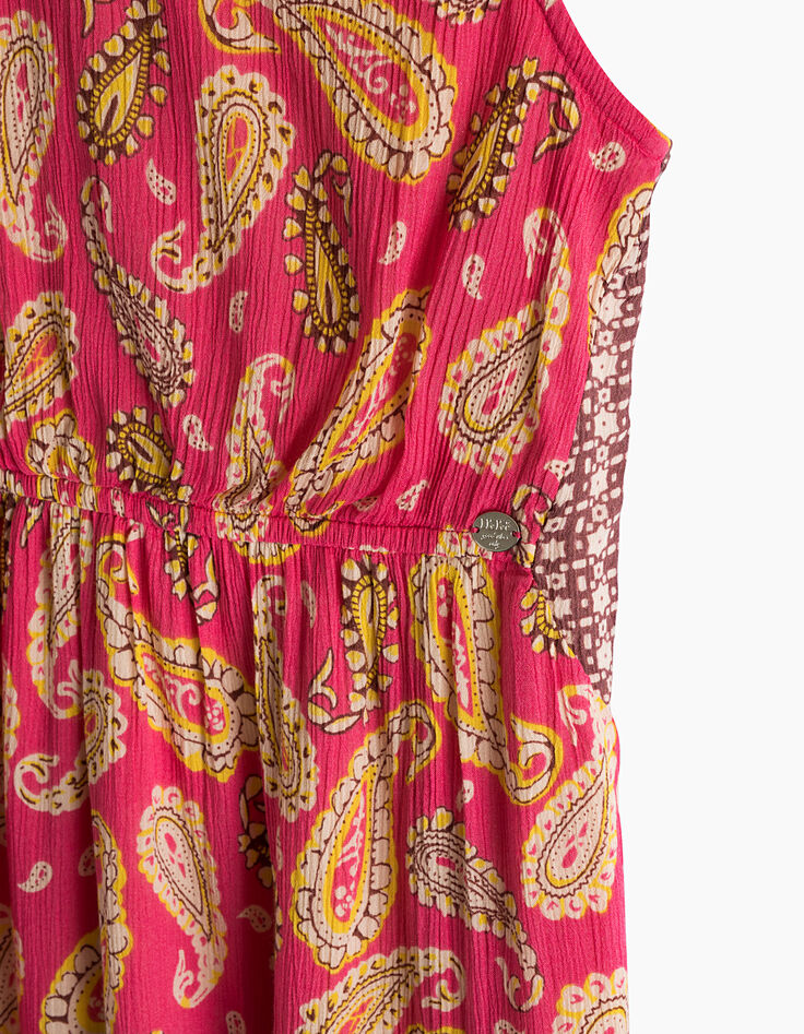 Lange middenroze jurk kasjmierprint-6