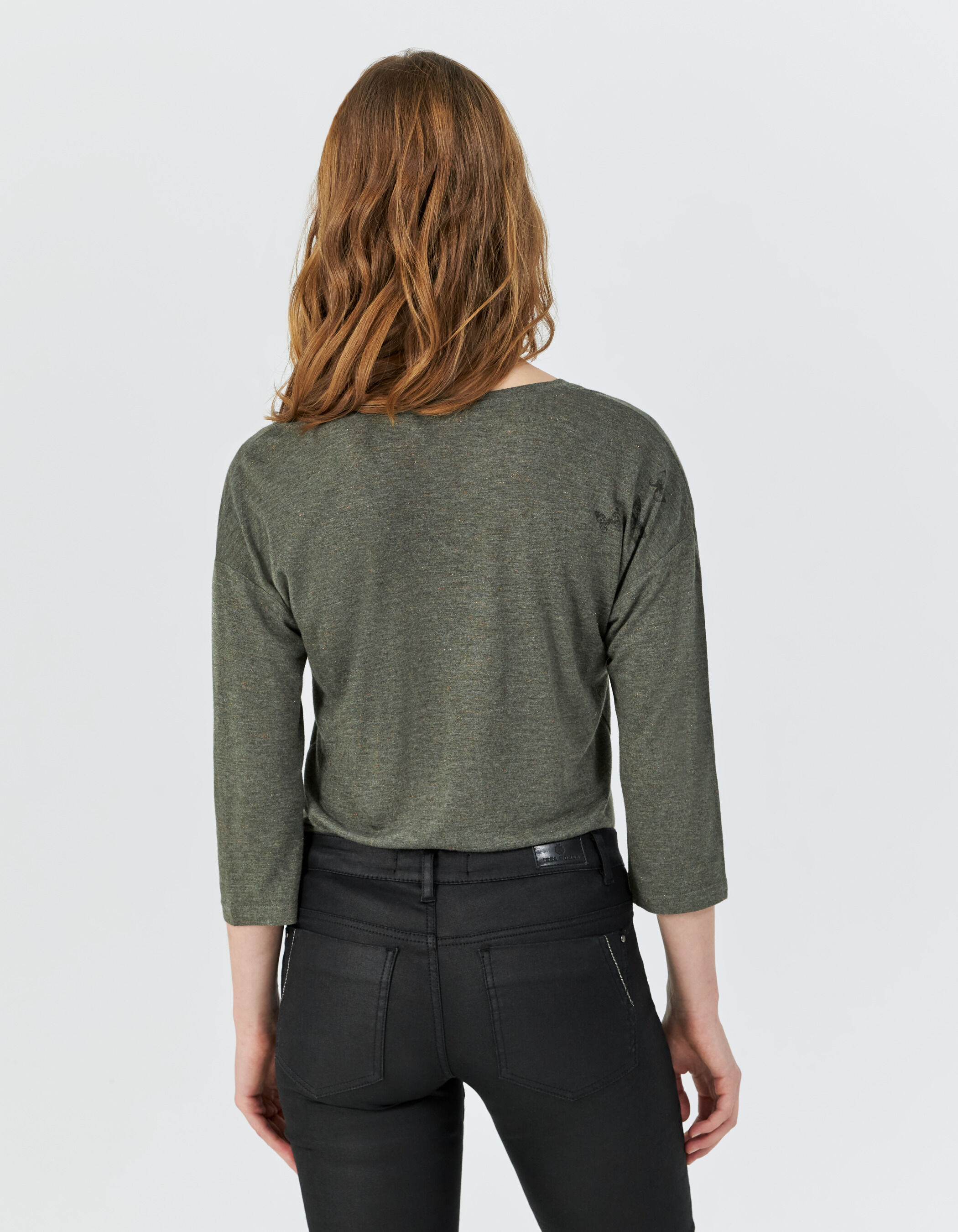 Tee shirt kaki femme sales
