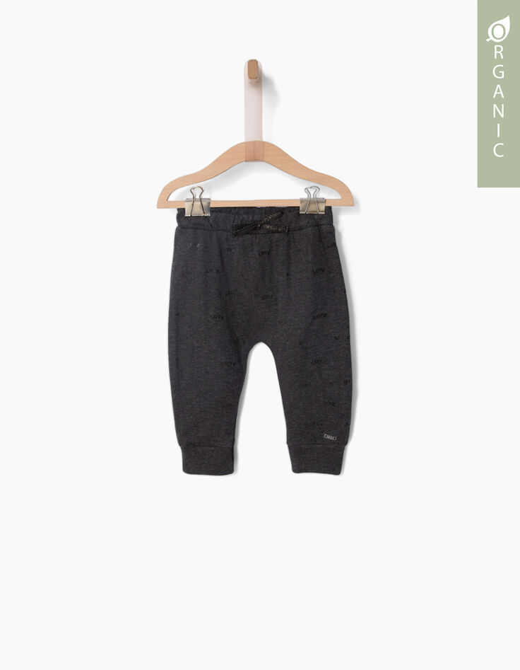 Pantalon maille bébé fille-1