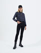 Women’s metallic jacquard short bomber jacket-6