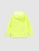 Boys’ neon green cardigan-3
