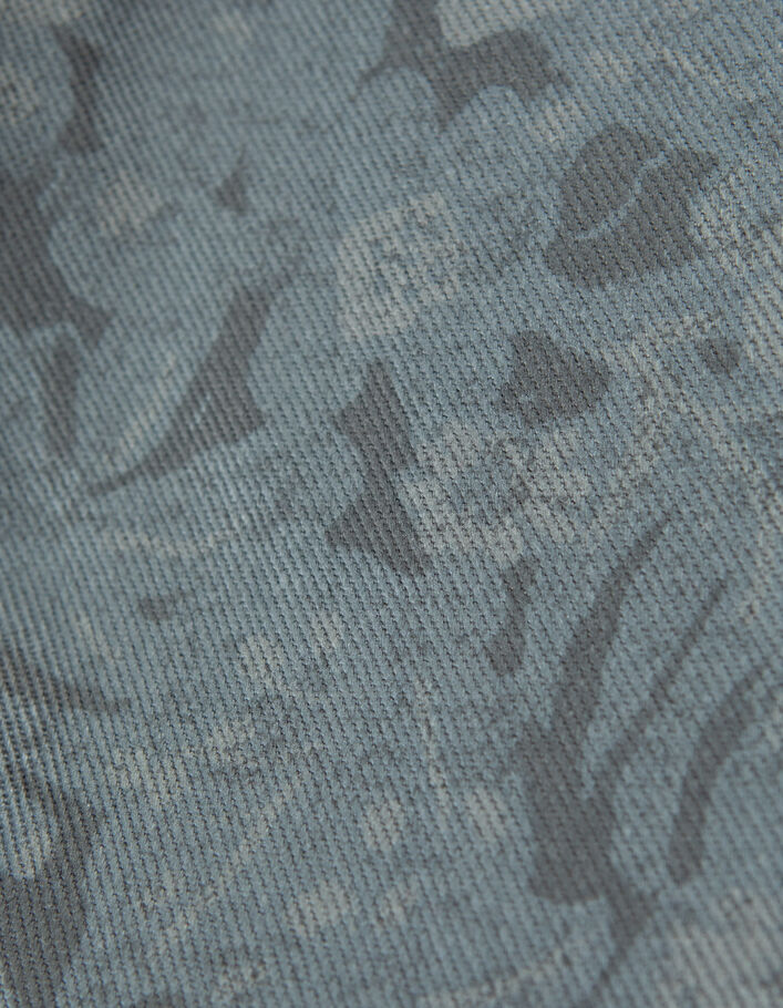 Khaki Jeanssafarijacke mit Maxi-Stickerei für Babymädchen - IKKS