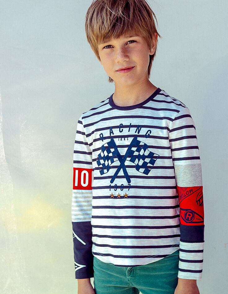 Boys’ striped T-shirt-5