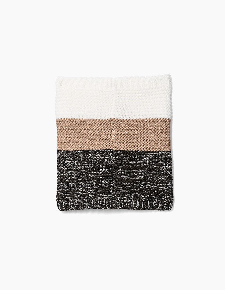 Girls' striped snood-3 Girls' striped snood-3