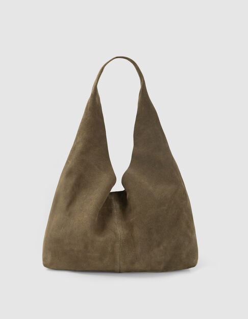 Kaki Hobo-tas su&egrave;deleer - IKKS