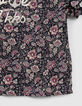 Top azul marino estampado Ecovero™ flores volantes niña-3