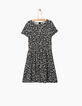 Zwarte 2-in-1-jurk meisjes-3