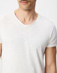 Camiseta L'Essentiel blanca hombre-4