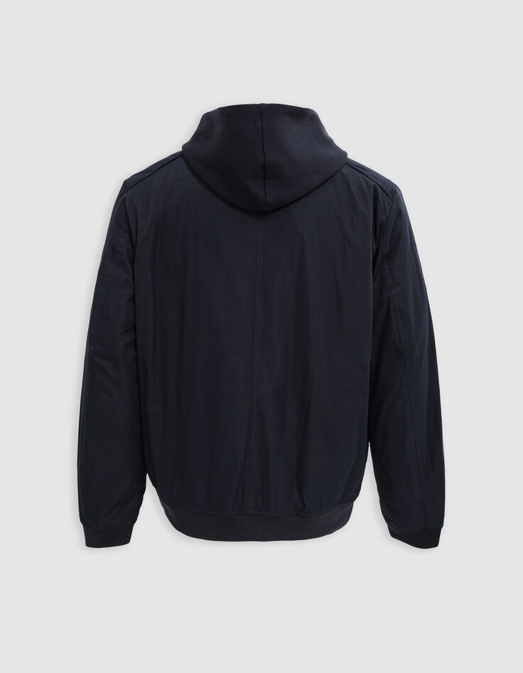 Marineblauer Herrenbomber mit Bes&auml;tzen-6