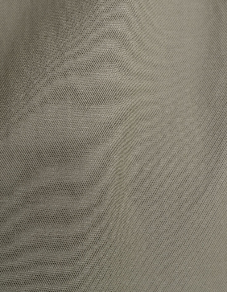 Pantalon BATTLE kaki brodé fille-8